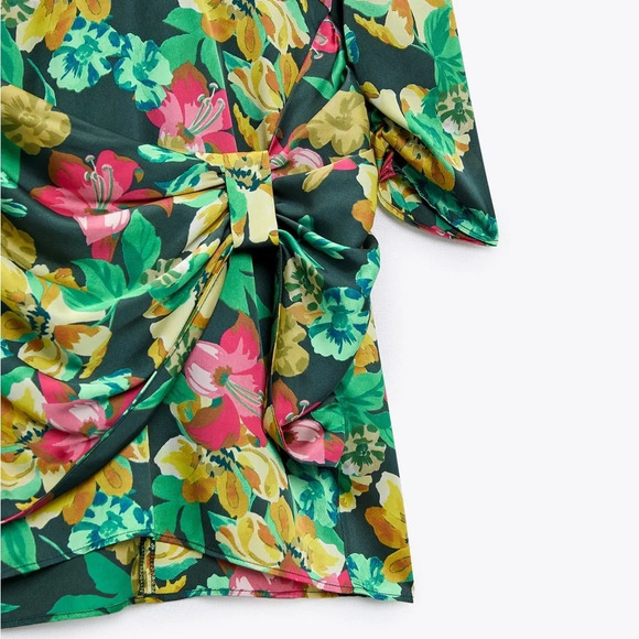 ZARA Floral Print‎ Dress - Picture 7 of 10